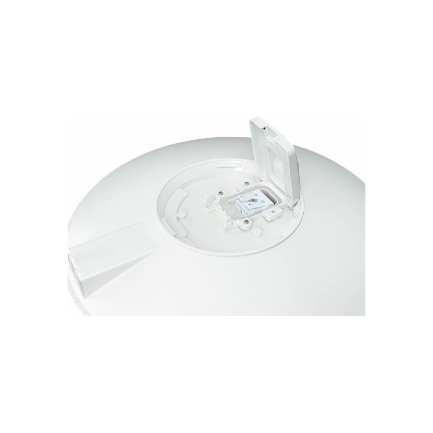LED Venkovní stropní svítidlo se senzorem VISTA LED/15W/230V pr. 26 cm IP54 bílá