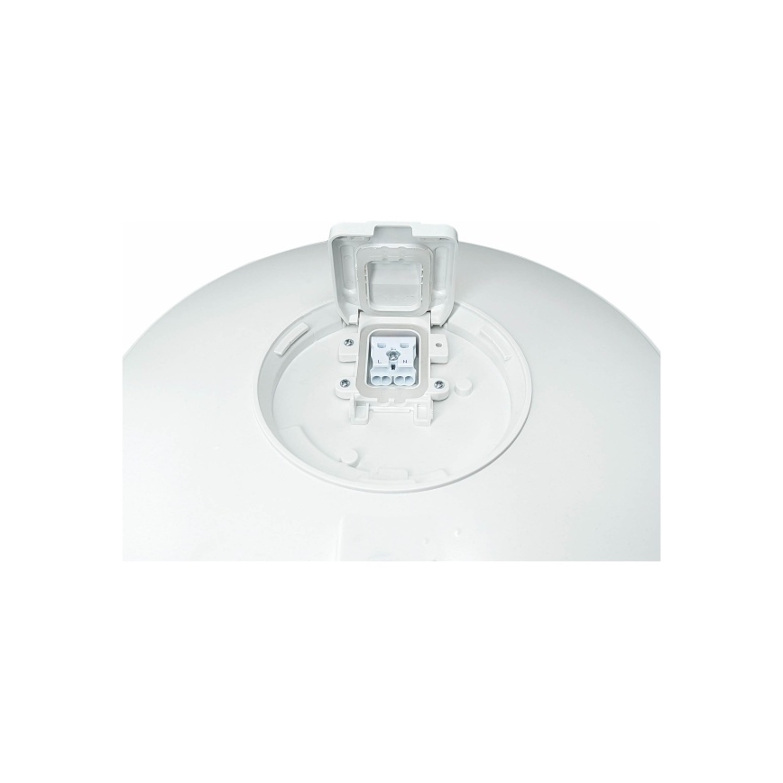 LED Venkovní stropní svítidlo se senzorem VISTA LED/15W/230V pr. 26 cm IP54 bílá