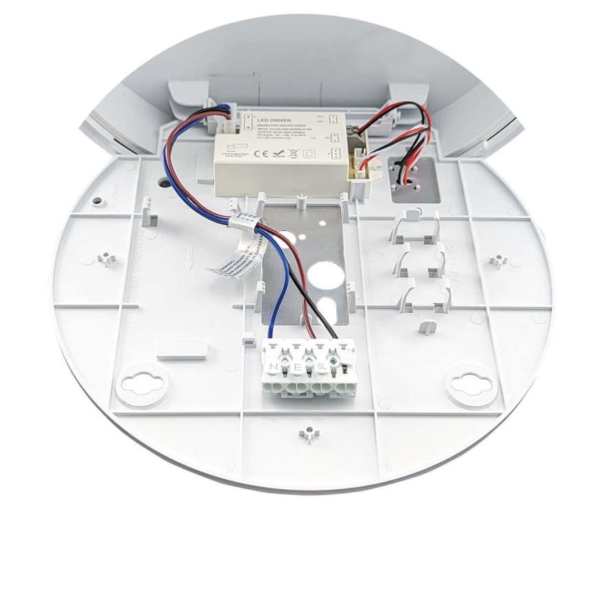 LED Stmívatelné venkovní stropní svítidlo STROPY LED/12/15/18/22W/230V 3000/4000/6000K IP65 černá