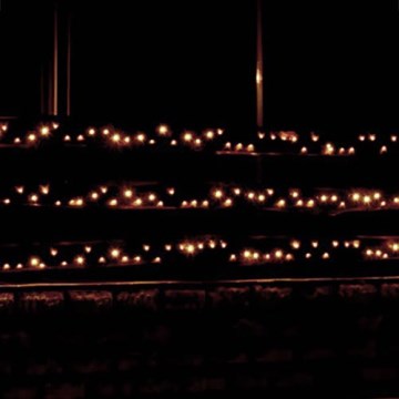 LED Venkovní světelný řetěz 70m 1000xLED/0,06W/230V teplá bílá IP44
