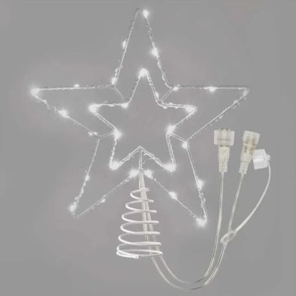 LED Venkovní vánoční dekorace 30xLED/4W/30V IP44 studená bílá