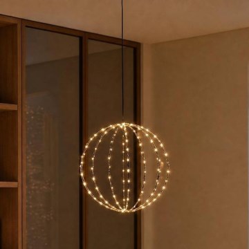 LED Venkovní vánoční dekorace LED/2,1W/230V pr. 40 cm IP44 teplá bílá