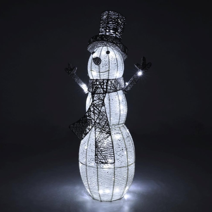 LED Venkovní vánoční dekorace LED/3,6W/230V/studená bílá 75 cm IP44 sněhulák