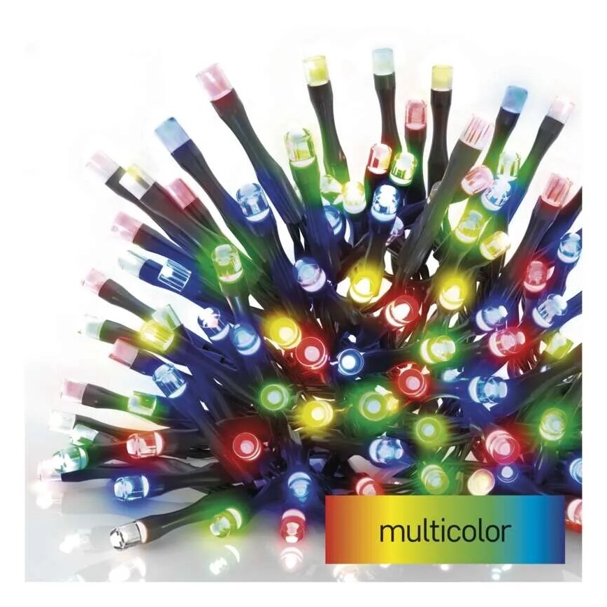 LED Venkovní vánoční řetěz 100xLED/10m IP44 multicolor