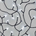 LED Venkovní vánoční řetěz 120xLED/3xAA 8,9m IP44 studená bílá