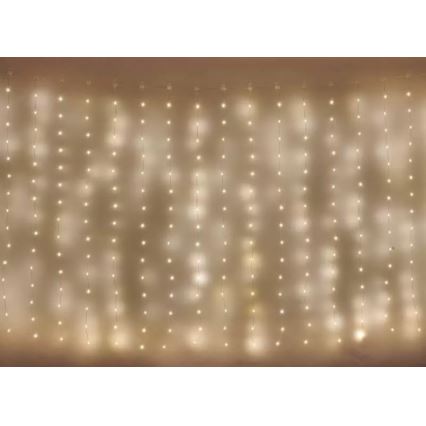 LED Venkovní vánoční řetěz 180xLED/8 funkcí 6,7 m IP44 teplá bílá