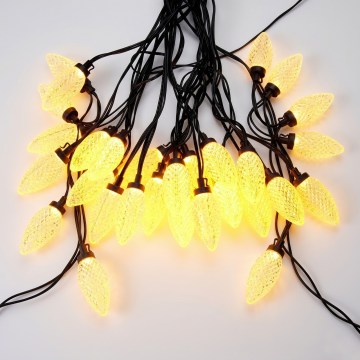 LED Venkovní vánoční řetěz 20xLED/230V 14,5 m IP44 teplá bílá