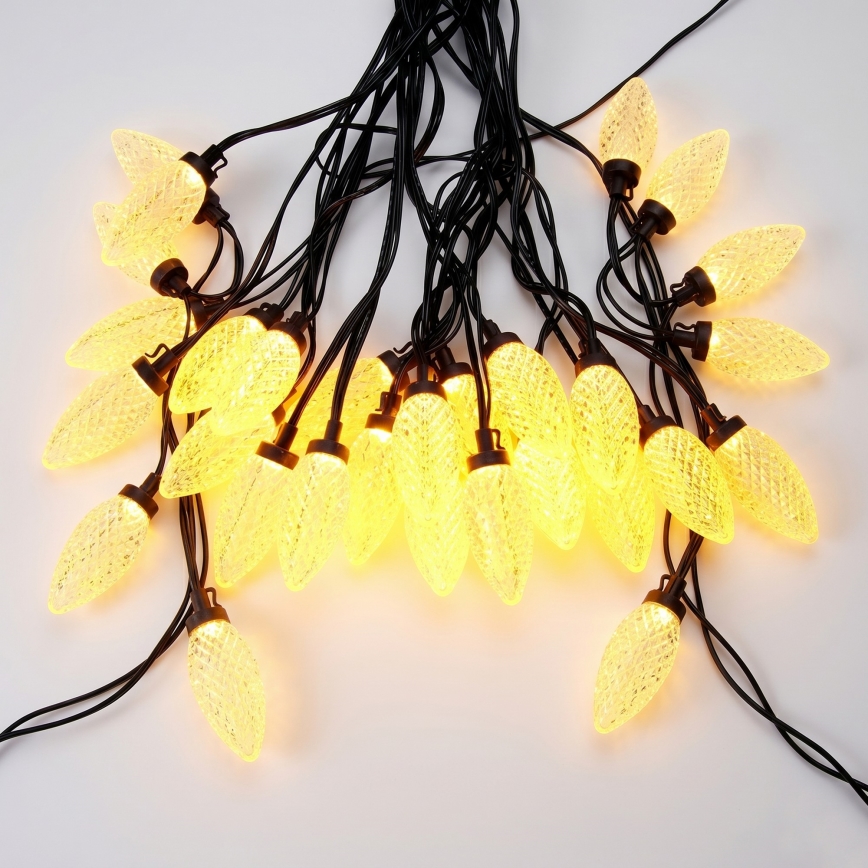 LED Venkovní vánoční řetěz 20xLED/230V 14,5 m IP44 teplá bílá