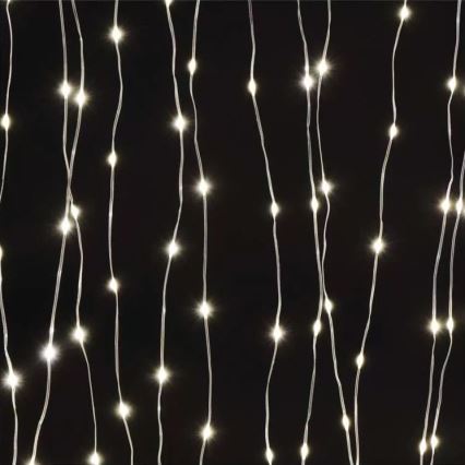 LED Venkovní vánoční řetěz 400xLED/8 funkcí 7,9 m IP44 teplá bílá