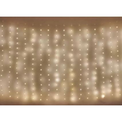 LED Venkovní vánoční řetěz 400xLED/8 funkcí 7,9 m IP44 teplá bílá