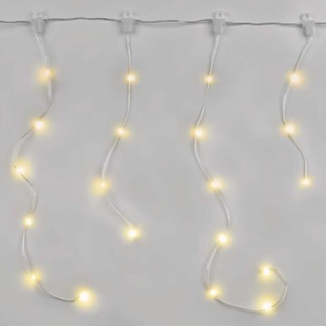 LED Venkovní vánoční řetěz 54xLED/8 funkcí 6,7x0,7m IP44 teplá bílá