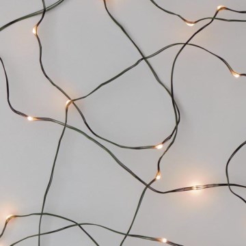 LED Venkovní vánoční řetěz NANO 40xLED 9m IP44 teplá bílá