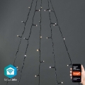LED Venkovní vánoční závěs 200xLED/8 funkcí 5x4m IP65 Wi-Fi Tuya teplá až studená bílá