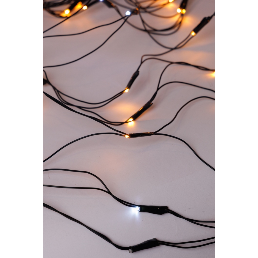 LED Venkovní  závěs NET 240xLED/7,2W/230V 1,5x2 m IP44 teplá bílá