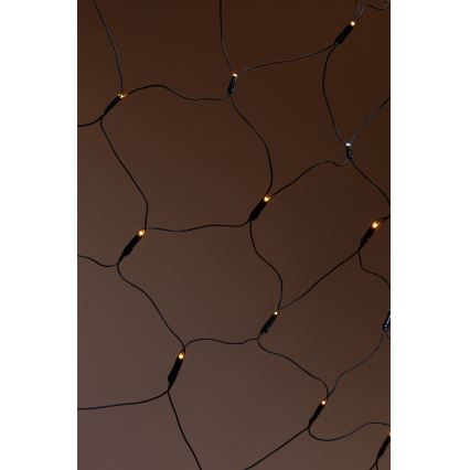 LED Venkovní  závěs NET 240xLED/7,2W/230V 1,5x2 m IP44 teplá bílá