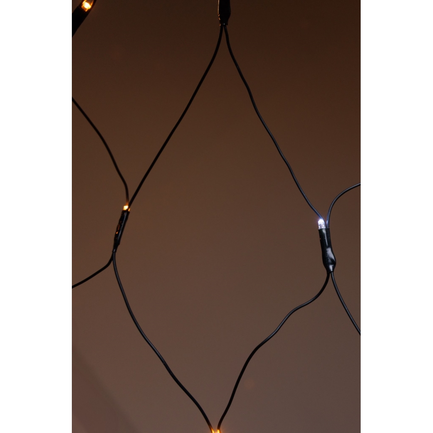 LED Venkovní  závěs NET 240xLED/7,2W/230V 1,5x2 m IP44 teplá bílá