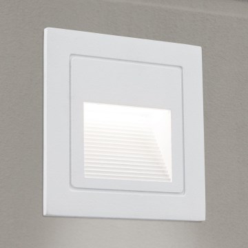 LED Vestavné svítidlo LORO LED/2W/230V IP65 bílá