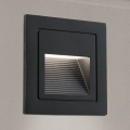 LED Vestavné svítidlo LORO LED/2W/230V IP65 černá
