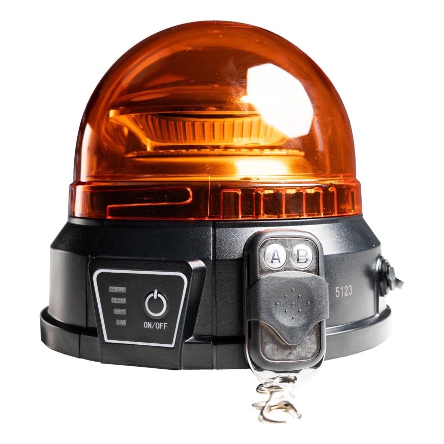LED Výstražný maják LED/12-24V IP65 + dálkové ovládání