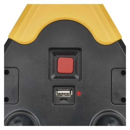 LED Výstražný trojúhelník LED/5V 1800 mAh