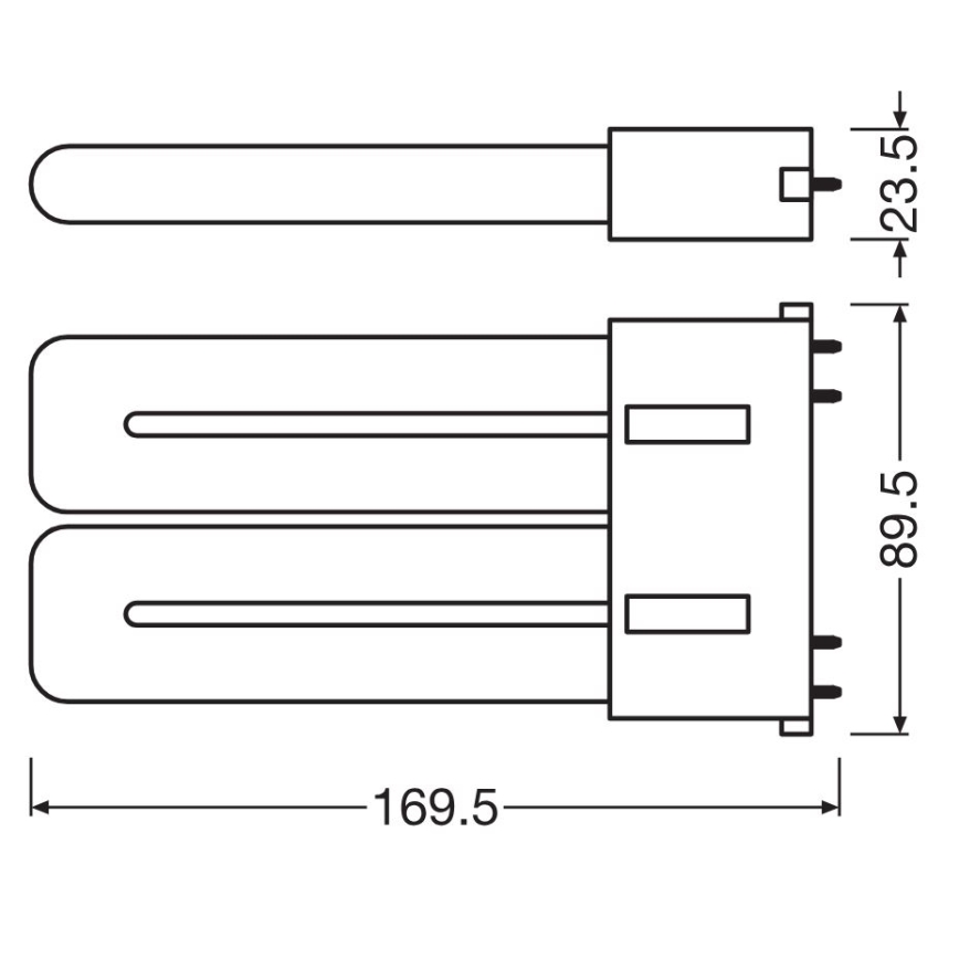 LED Zářivková trubice 2G10/12W/230V 3000K - Osram