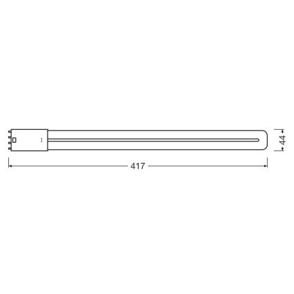 LED Zářivková trubice 2G11/18W/230V 4000K - Osram