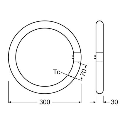 LED Zářivková trubice G10q/18,3W/230V 3000K - Osram
