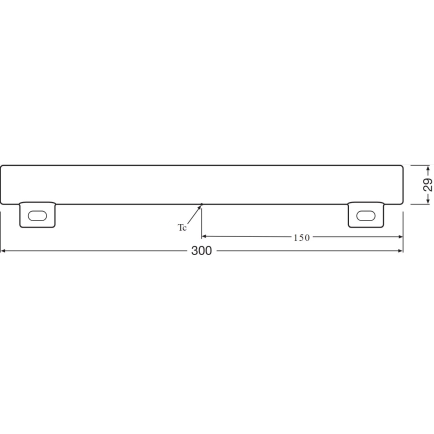 LED Zářivková trubice S14s/3,5W/230V 2700K 30 cm - Osram