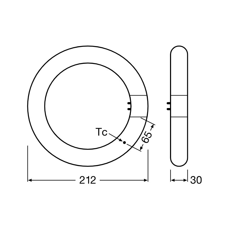 LED Zářivková trubice SUBSTITUBE T9 G10q/12W/230V 4000K pr. 21,2 cm - Osram