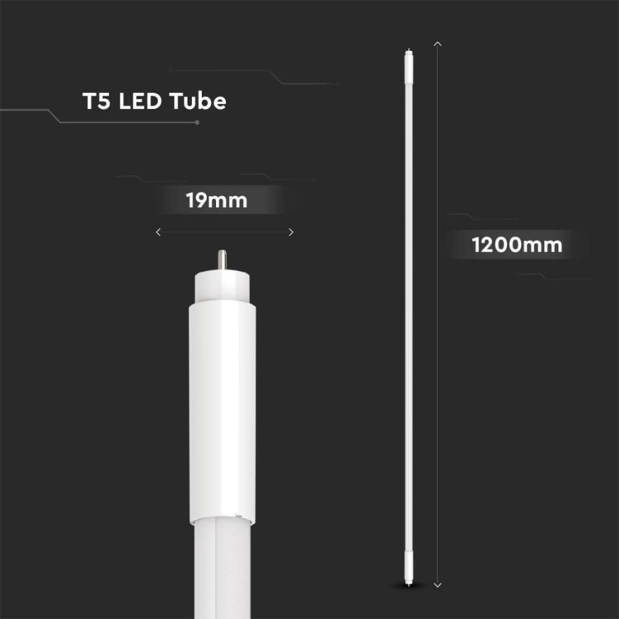 LED Zářivková trubice T5 G5/16W/230V 6500K 120 cm
