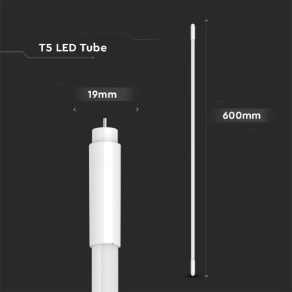 LED Zářivková trubice T5 G5/8W/230V 4000K 60 cm