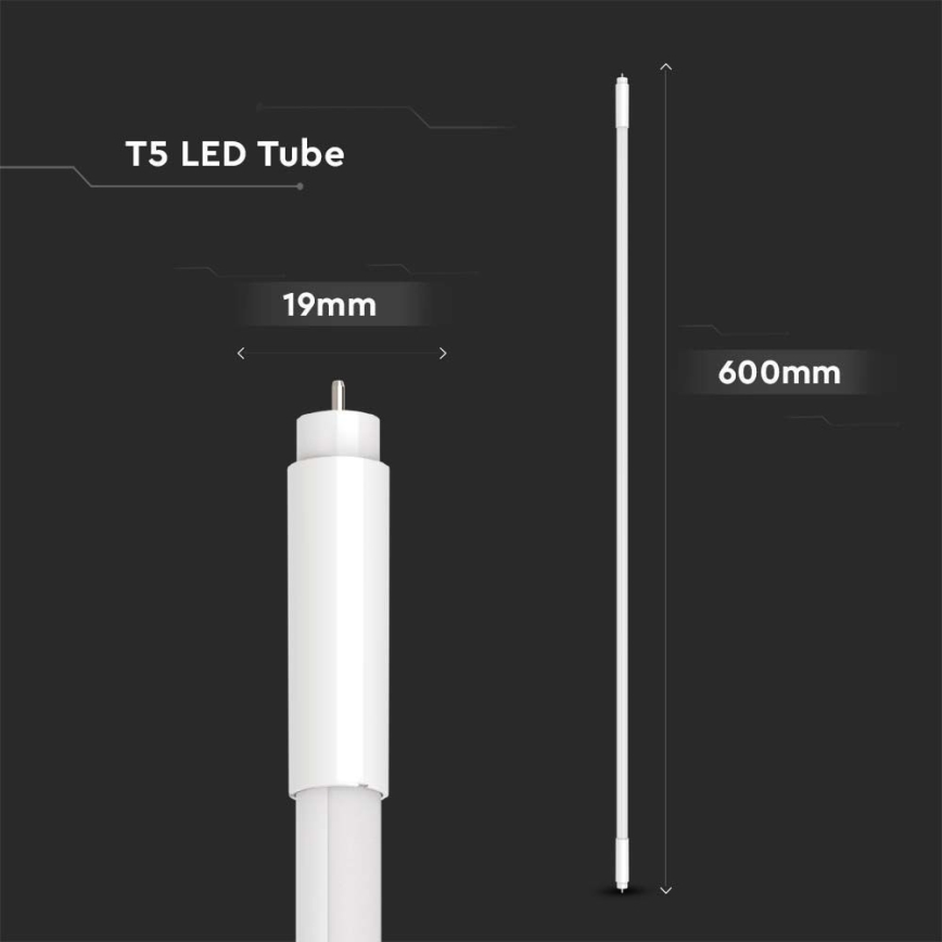 LED Zářivková trubice T5 G5/8W/230V 4000K 60 cm