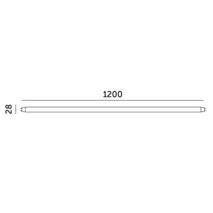 LED Zářivková trubice T8 G13/18W/230V 3000K 120 cm