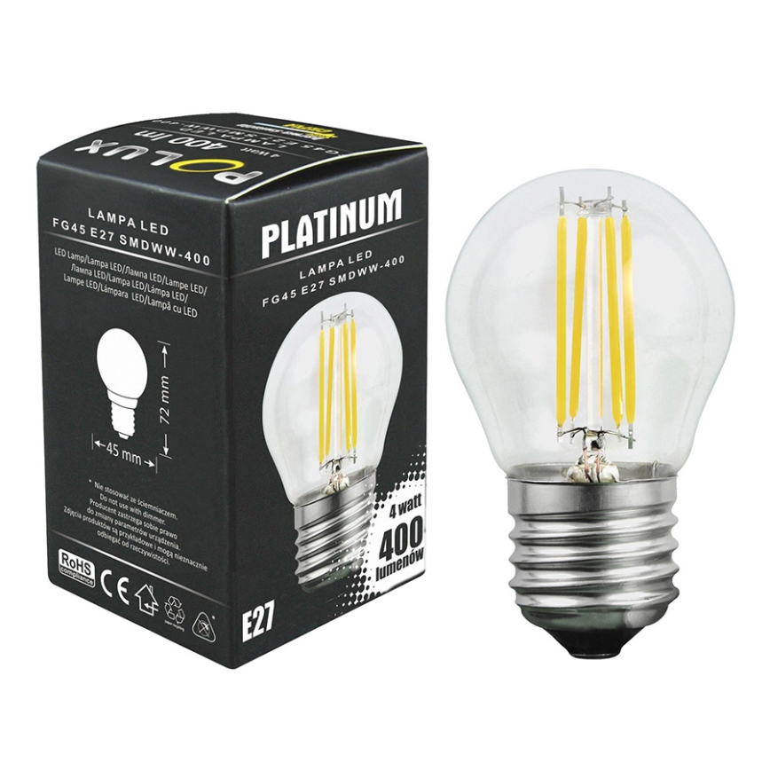 305817 - LED Žárovka 1xE27/4,5W/230V