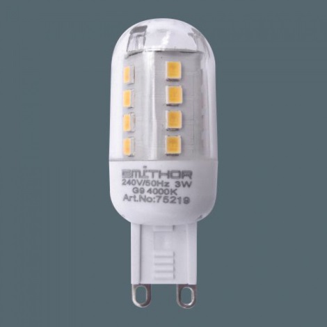 LED žárovka 1xG9/3W/220-240V