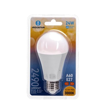 LED Žárovka A60 E27/24W/230V 3000K - Aigostar