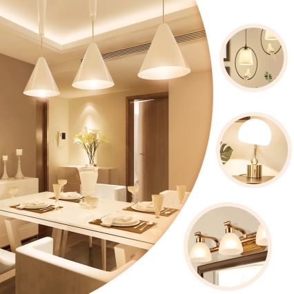 LED Žárovka A60 E27/8W/230V 330° 2700K - Aigostar