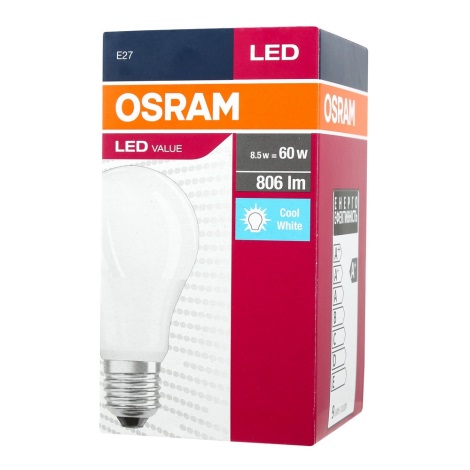 LED Žárovka A60 E27/9,5W/230V 4000K - Osram