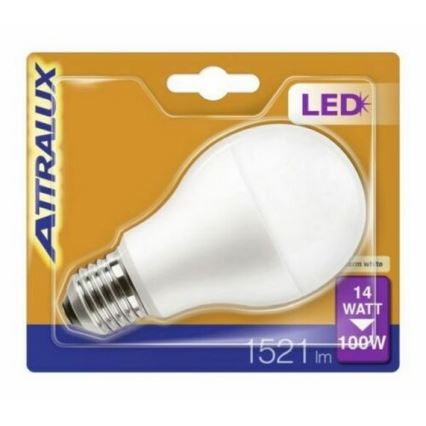 LED Žárovka A67 E27/14W/230V 4000K - Attralux