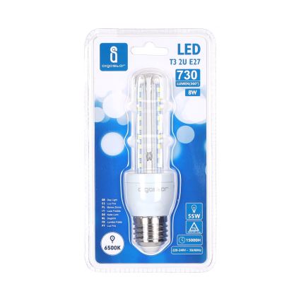 LED Žárovka B5 E27/8W/230V 6500K - Aigostar