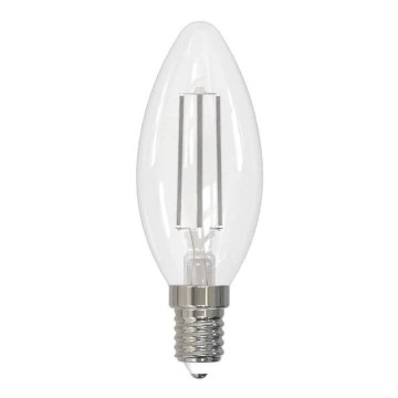 LED Žárovka BÍLÝ FILAMENT C35 E14/4,5W/230V 4000K