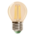 LED Žárovka CLASSIC AMBER G45 E27/6,5W/230V 2200K - Brilagi