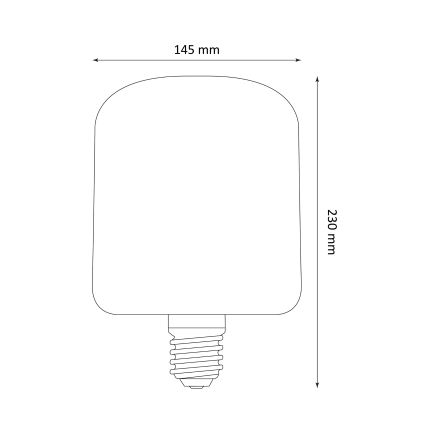 LED Žárovka DECO VINTAGE E27/4W/230V 1800K