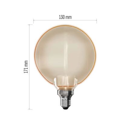 LED Žárovka DECO VINTAGE G130OA E27/4W/230V 1800K
