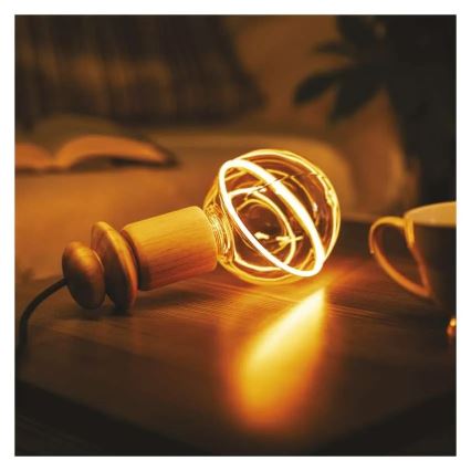 LED Žárovka DECO VINTAGE G130OA E27/4W/230V 1800K