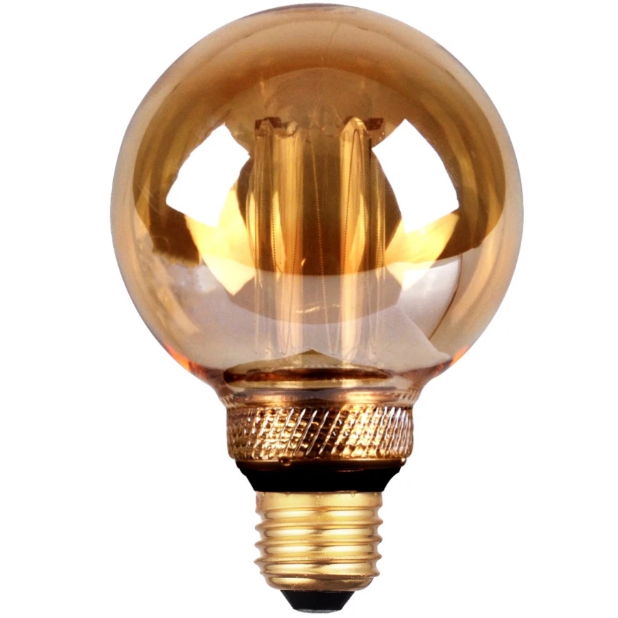LED Žárovka DECO VINTAGE G80 E27/4W/230V 1800K