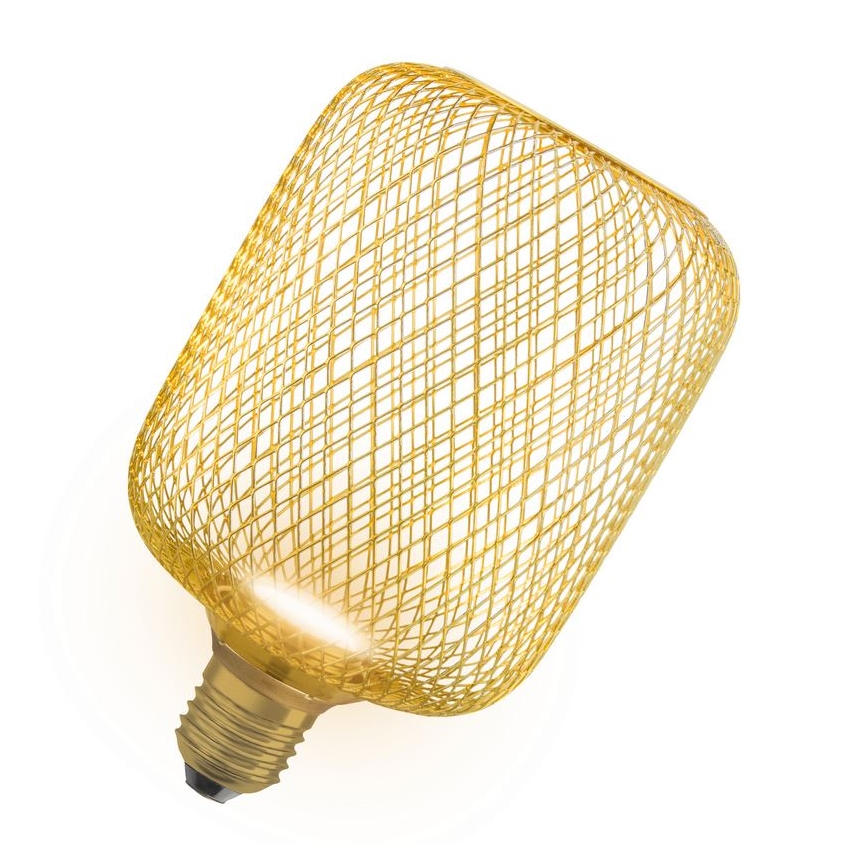 LED Žárovka DECOR FLAT E27/3,5W/230V 2700K zlatá - Osram