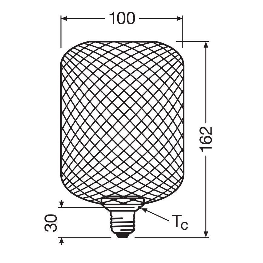 LED Žárovka DECOR FLAT E27/3,5W/230V 2700K zlatá - Osram