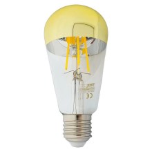 LED Žárovka DECOR MIRROR ST64 E27/8W/230V zlatá 4200K