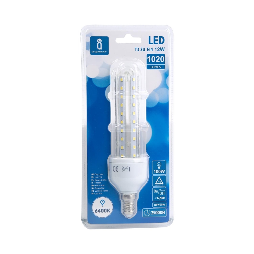 LED Žárovka E14/12W/230V 6500K - Aigostar